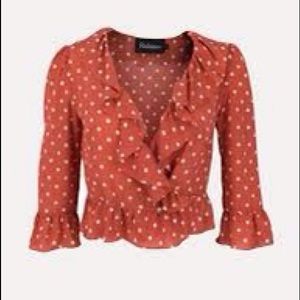 Realisation par Cher blouse in Rust size M